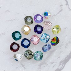 DZ 3010 8*8mm fat square shape crystal fancy stone rhinestone for nail art